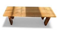 Modern Light Wood Coffee Table or Bench.