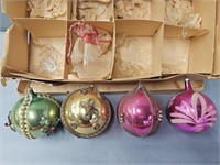 4 Vintage Christmas Ornaments