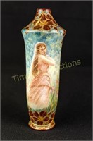 Hand painted and enameled Royal Bonn vase