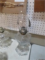 VINTAGE WHITE FLAME LIGHT CO. OIL LAMP