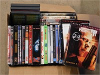 BOX LOT DVD'S