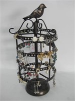 4-Tier Revolving Earring Holdler w/ Earrings