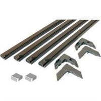 Prime-Line Bronze Aluminum 5/16 in. W X 3/4 in. L