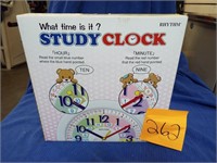 Childs Rhythm “Study Clock” wall cloc