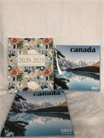 2 Canada Wall Calendars & Monthly Planner