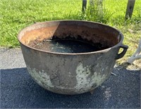 Antique Iron Planter/Sugar Kettle Pot