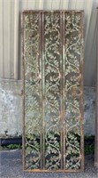 Vintage Ornate Cast Iron Door