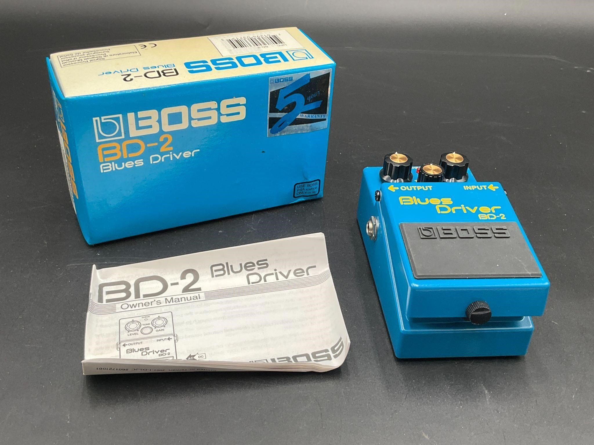 Boss Blues Driver BD-2 In Box With Manual