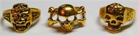 New Skull Rings (Size: 10/11) - Stainless-Steel