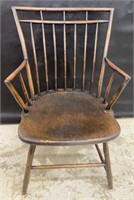 Circa 1790 Bird Cage Windsor Arm Chair