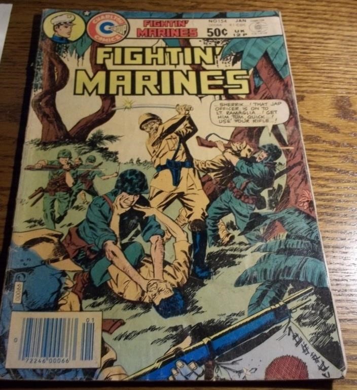 1981 Charlton Comics Fighting Marines #154