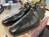 Belvedere genuine lizard shoes, size 13