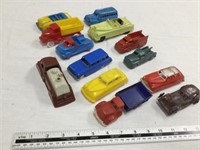Plastic toy cars