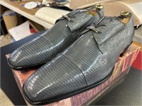 Belvidere genuine lizard shoes, size 13