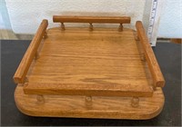 Wooden Swivel Tray