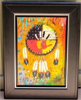 Art Tim Yanke Hand Embellished Giclee on Canvas