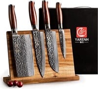 (N) YARENH 5-Piece Sharp Cleaver Knife Set with Ma