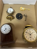 Mantle Clock, Alarm Clock, Deco Clocks, Face, Key