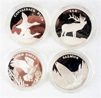 Coin 4- 2003 National Wildlife Medals 90% Silver