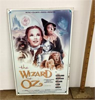 The Wizard of Oz metal sign