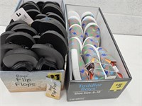 Lot of Boys Flip Flops & Shoes See Sizes