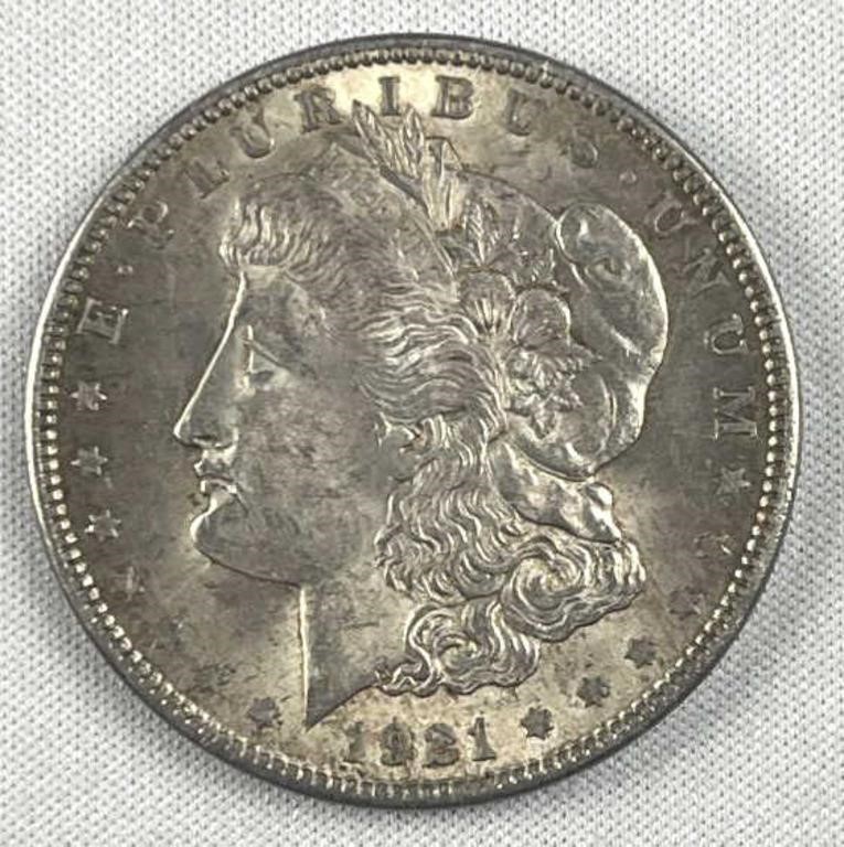 1921 Morgan Silver Dollar AU-UNC w/ Luster