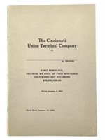 1930 Cincinnati Union Terminal Co Mortgage Pamph