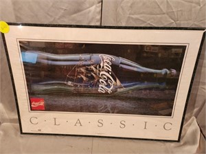 Coke Poster in Frame - 36" x 24"