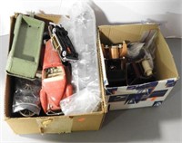 Lot #820 - Box of Die Cast model Cars with parts