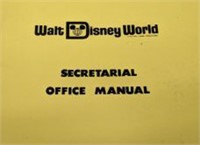 VINTAGE DISNEY WORLD OFFICE MANUAL