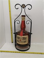 large collector Grand Marn bottle in bottle pourer