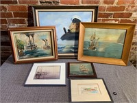 Nautical Art: Paintings: Oil, Water Painting,More