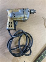 vintage Corded 1/4in drill
