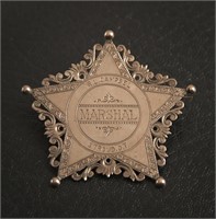 Gold filled Badge, R.L. Campbell, Marshal