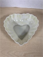 Belleek Heart Dish (green mark)