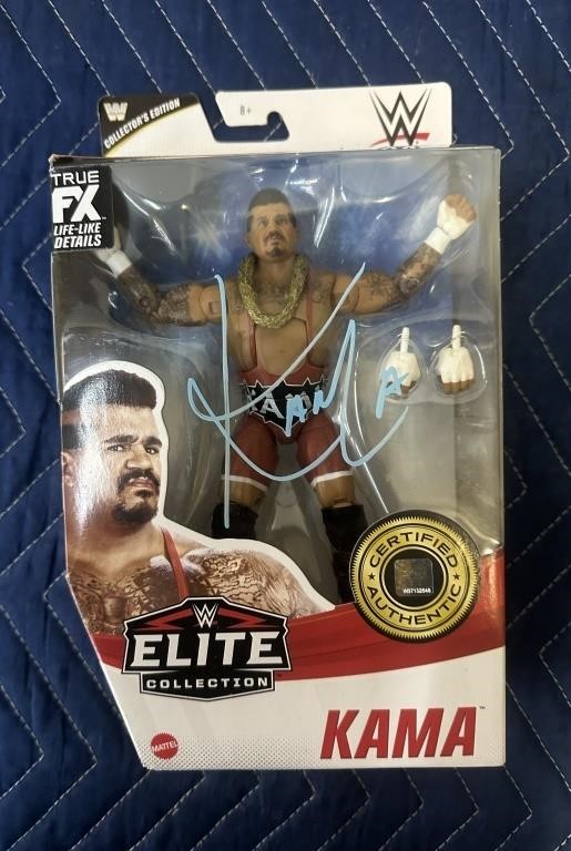 2020 MATTEL ELITE KAMA SIGNED