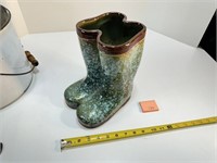 Ceramic Rain Boots Planter