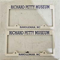Nascar Richard Petty License Plate Covers Plastic