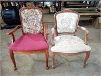 Two Beautiful Vintage Chairs Measure From 23.5"-