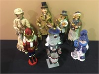 LOT OF 7 HOLIDAY FIGURES LOT