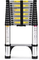 SocTone 12.5 FT Aluminum Telescoping Ladder