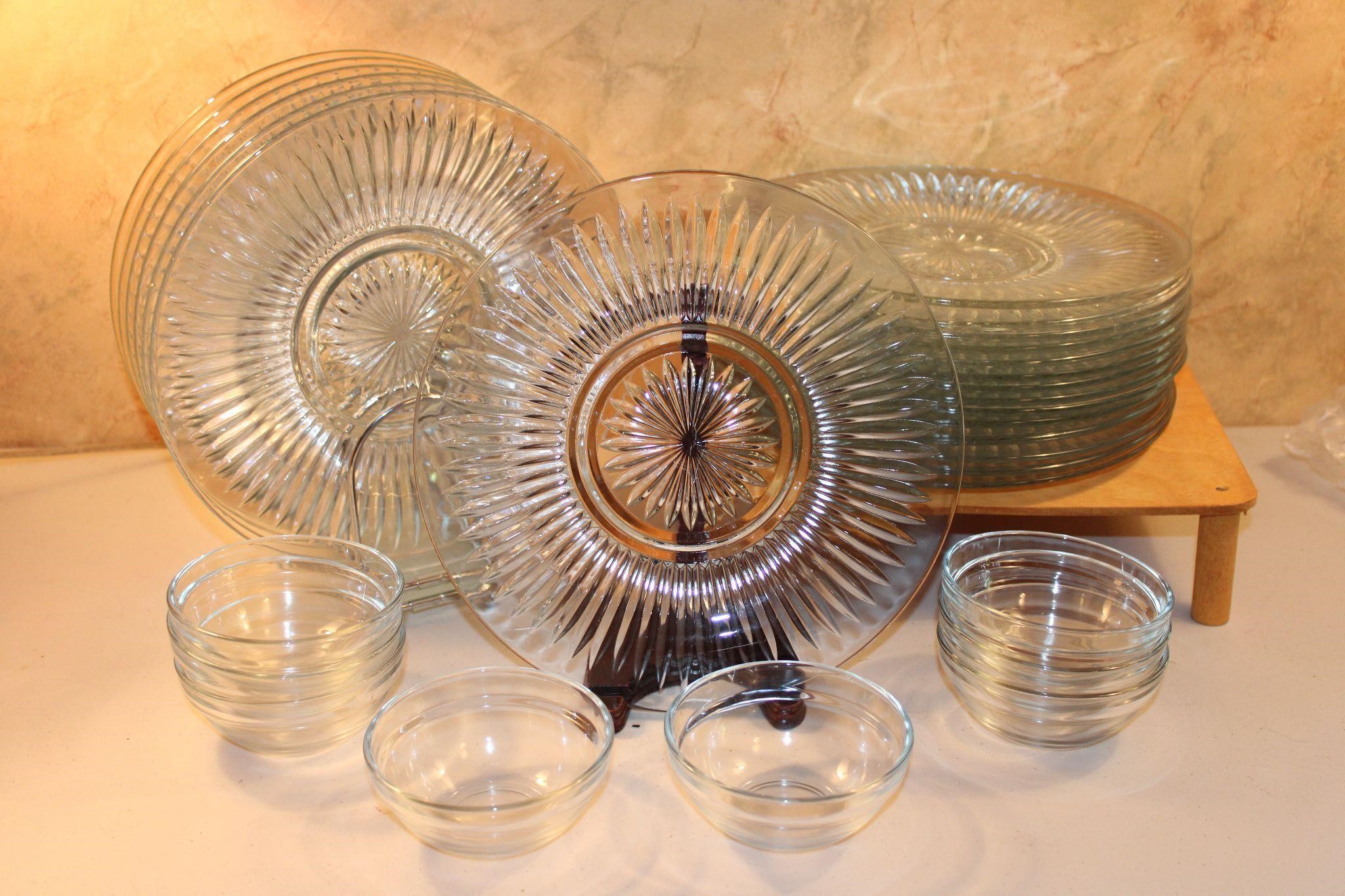 Glass dish lot