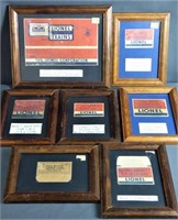 Vintage Framed Lionel RR Train Boxes