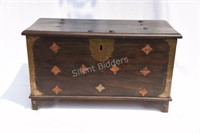 Indonesia Wood Small Chest w Storage Compartment