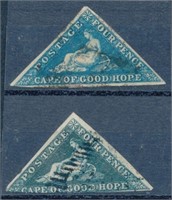 CAPE OF GOOD HOPE #4 & #4b USED AVE-FINE