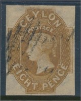 CEYLON #8 USED FINE-VF