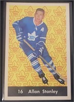 1961 Parkhurst #16 Allan Stanley Hockey Card