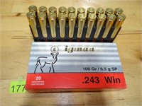 243 Win 100gr Igman Rnds 20ct