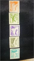Nat'l Airlines Chile Stamp lot