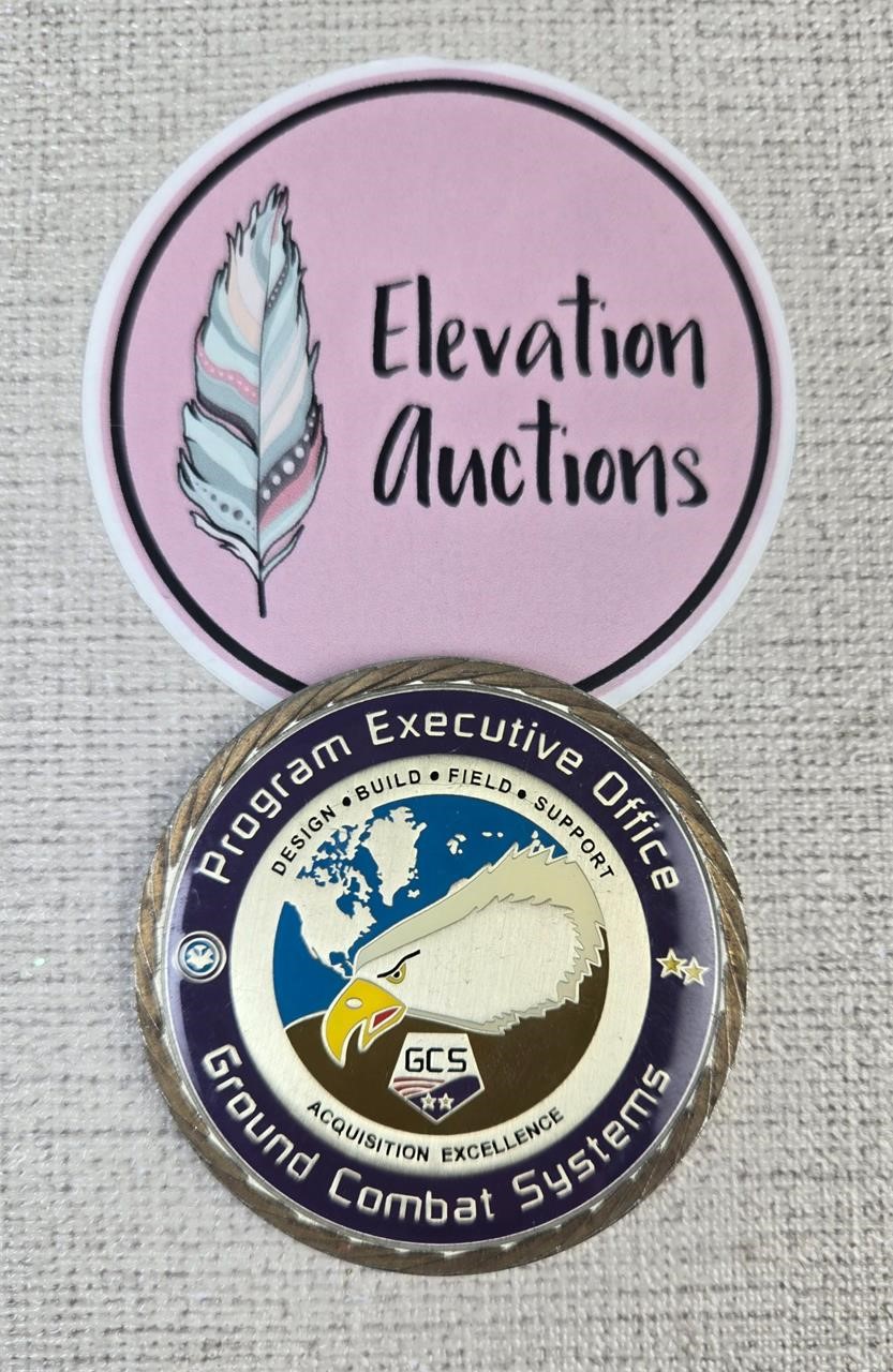 Ground Combat Systems Challenge Coin